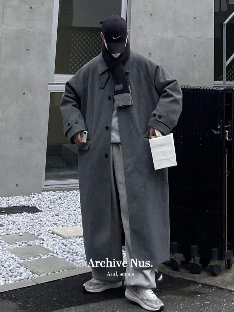 Nus. Archive S-Wool Coat [GREY]