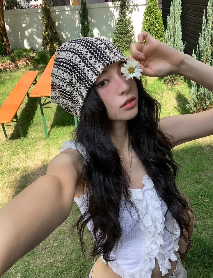 ULAN（ユレン）の「Honey loose fit net beanie（Hats）」