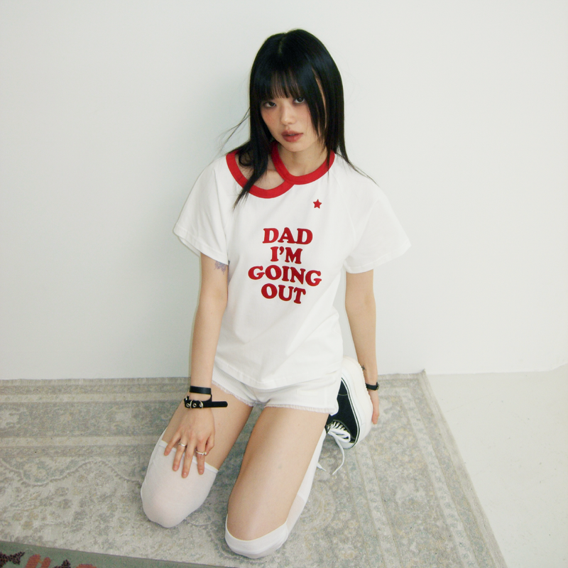 LINGER DADY T-SHIRT RED