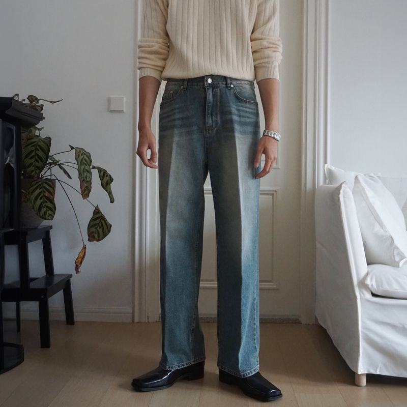 lemenne(ルメンヌ)の「LMN Labotin Point Rejiggi Denim (blue)(Pants)」