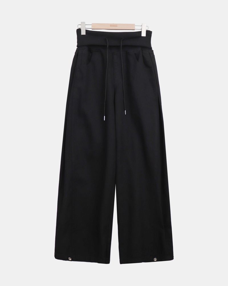 Yuern Folding Wide-Leg Pants