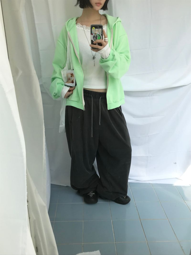Clover Soft Loose Zip-Up