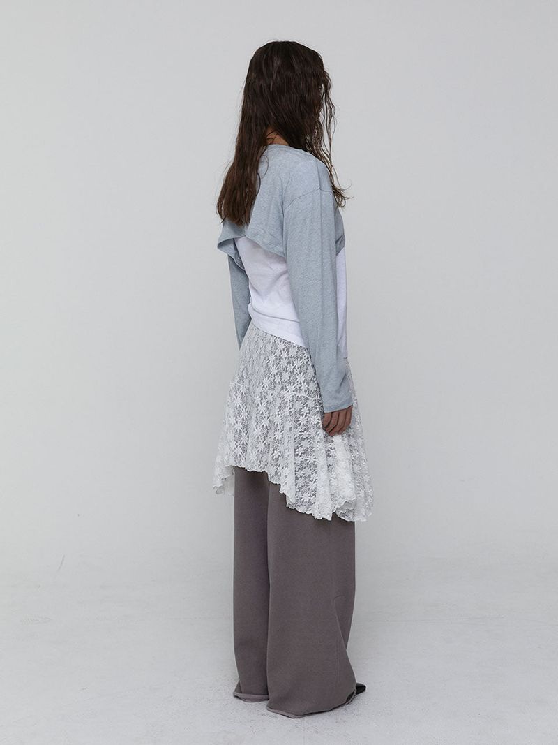 Cotton Cropped Top_Skyblue