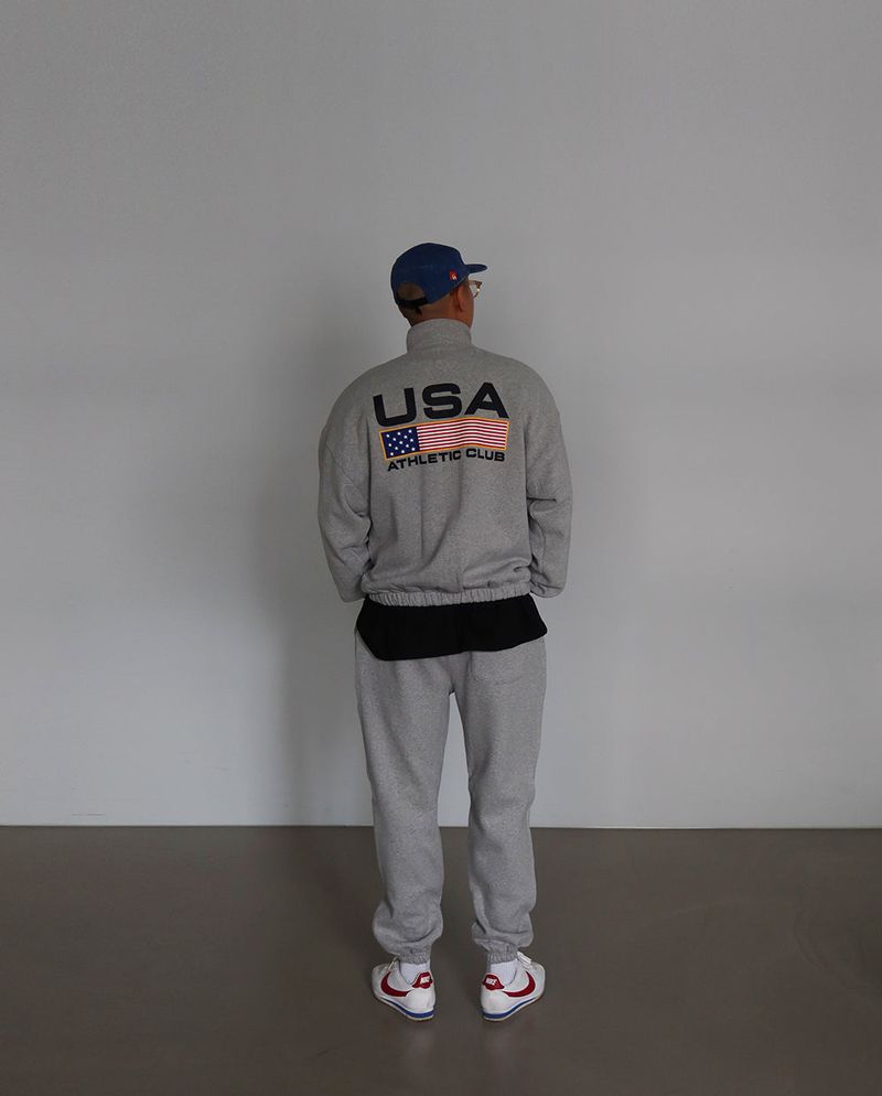 [UNISEX] American fleece zip-up jacket