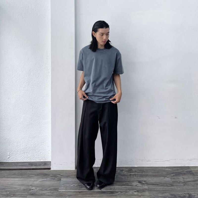 Mist Grey Washed Tee