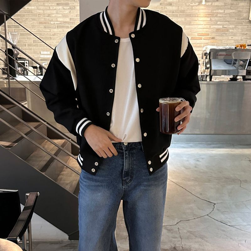 lemenne（ルメンヌ）の「LMN Frey Crop Varsity Jumper (black)（Jackets/Outerwear）」