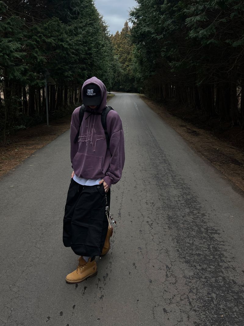 Double Star Pigment-Dyed Hoodie (2 Colors)
