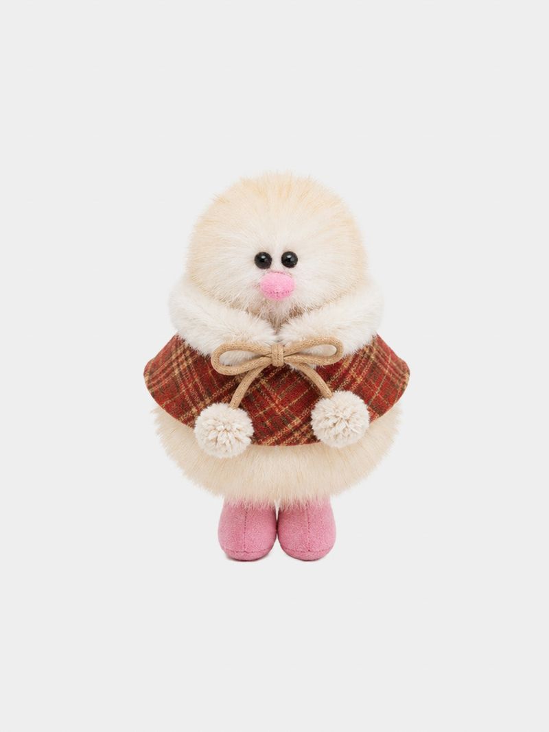 Keyring Acc 'Winter Check Cape’ - 2 Color