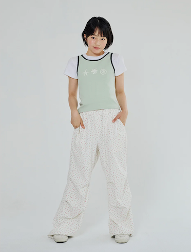 DOODLE SLEEVELESS - GREEN