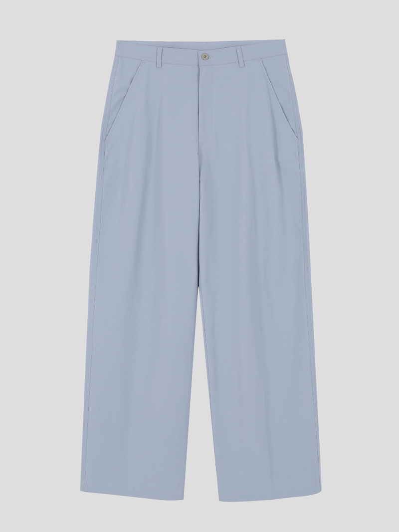 cotton wide chino pants