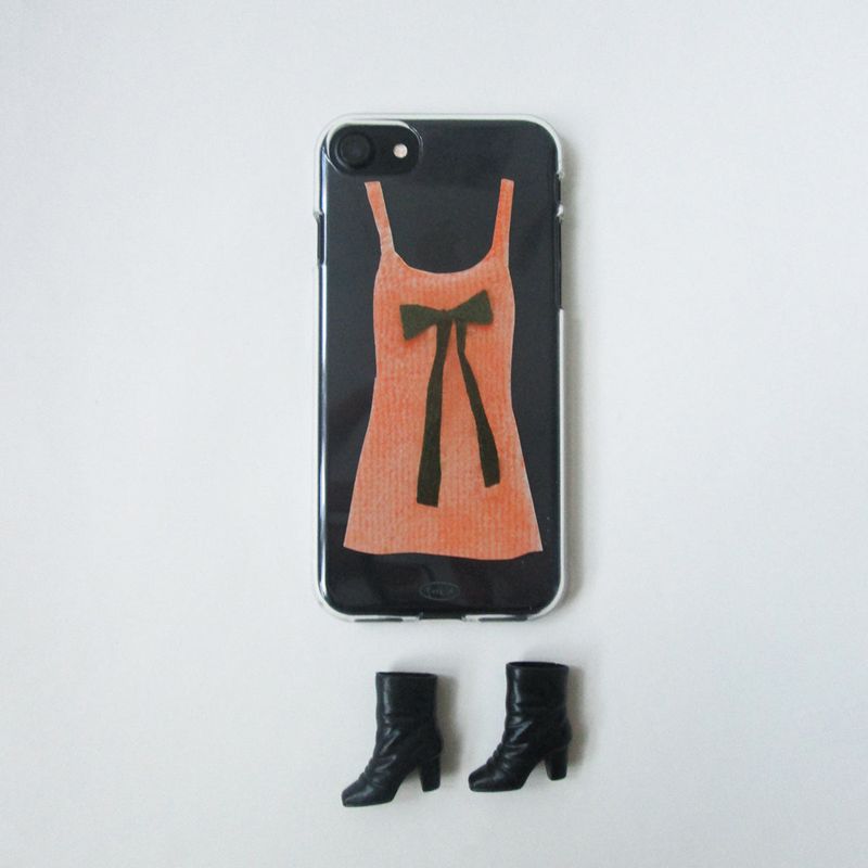 ribbon dress jellyhard case