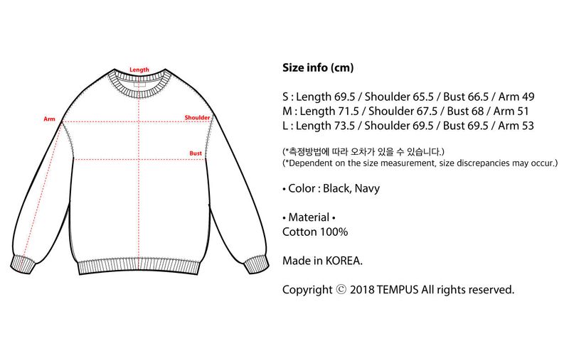 COLORWAY SWEATSHIRT [BLACK]