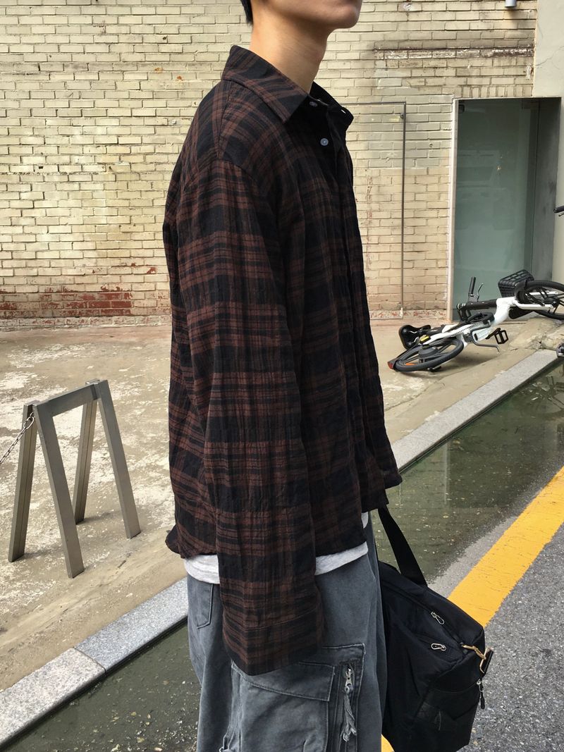 Moil Grunge Check Shirt 3C