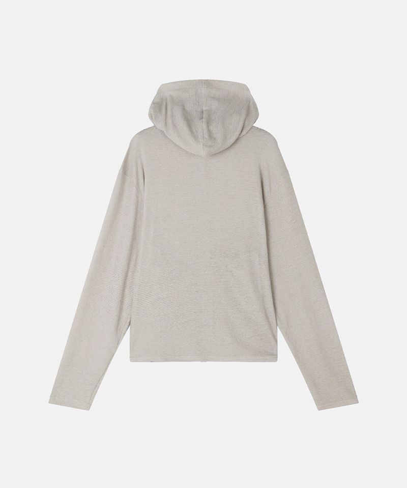 No.1333 mesh hood thin zip-up (3color)