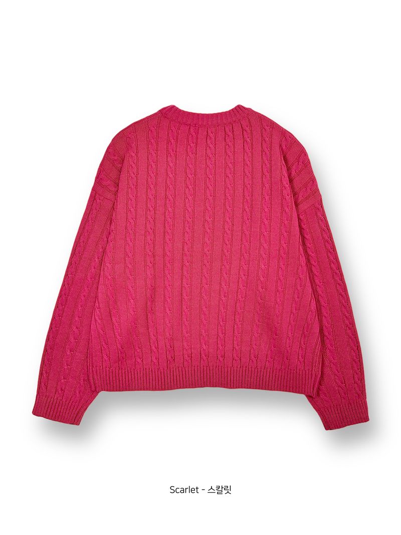 GL Twisted Round Knitwear (5 colors)