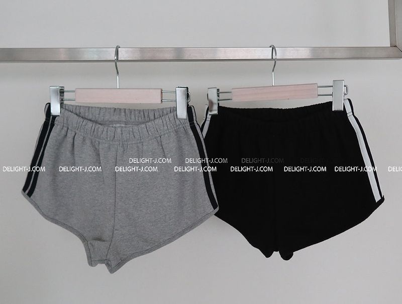 BREEZE fleece track shorts