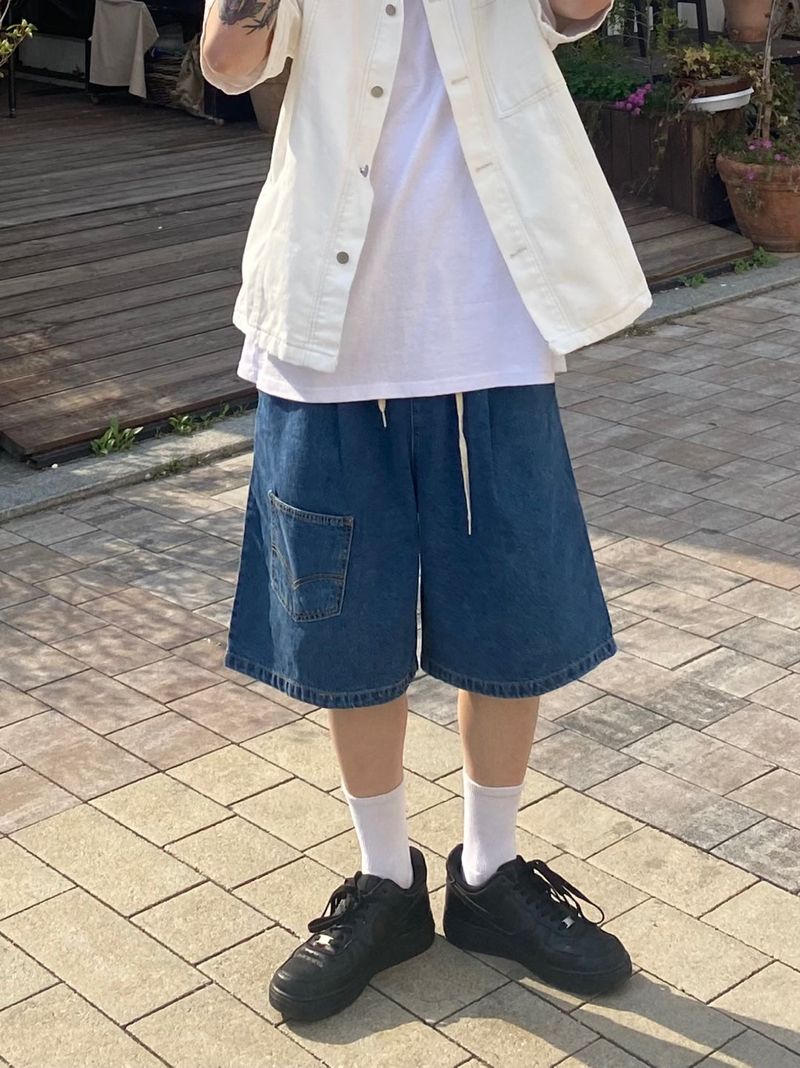 One pocket half pants