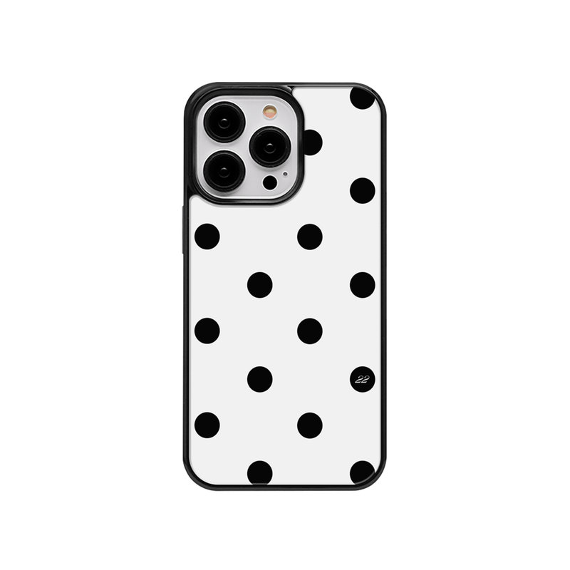 22 dot case - white 