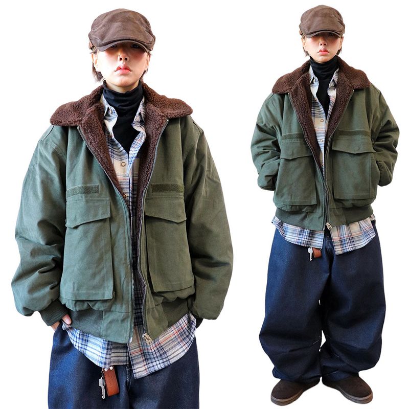 Oversized Out Pocket Wool Jumper