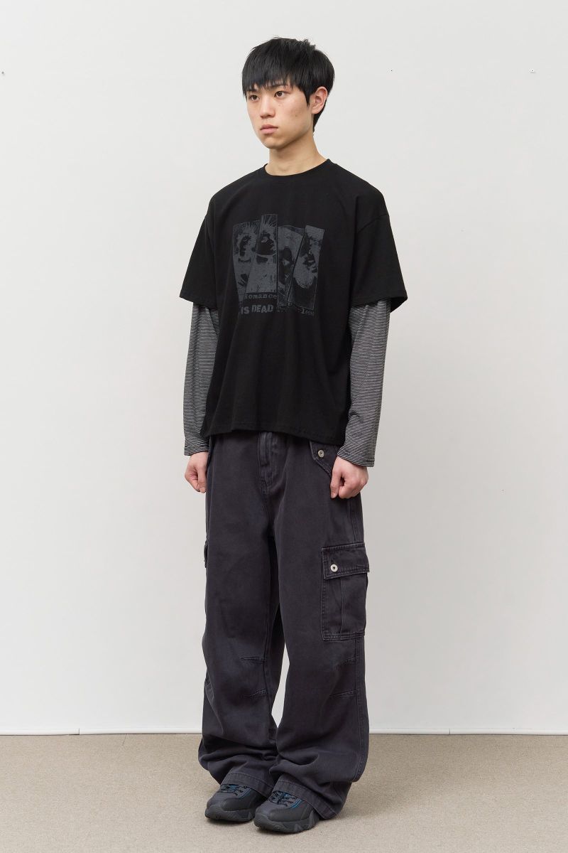 Grunge Rock Layered Longsleeve