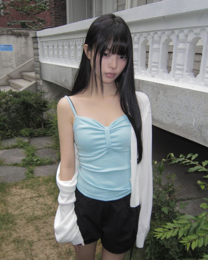 Uer Ribbon Sleeveless Top