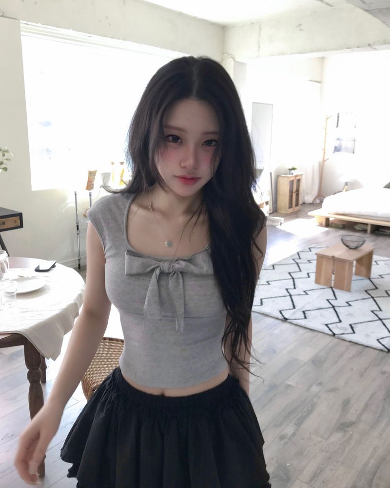 cloudemotion（クラウドエモーション）の「[♡MADE♡] blit ribbon top + cotton if frill sk set（Setup）」