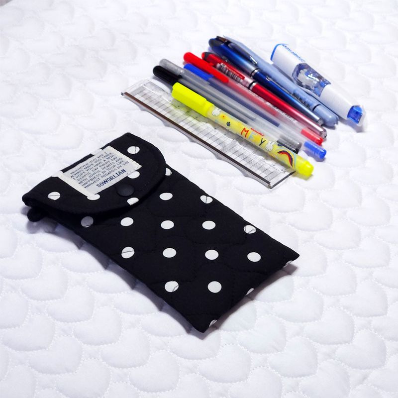 Pencil Pouch_Dot Black