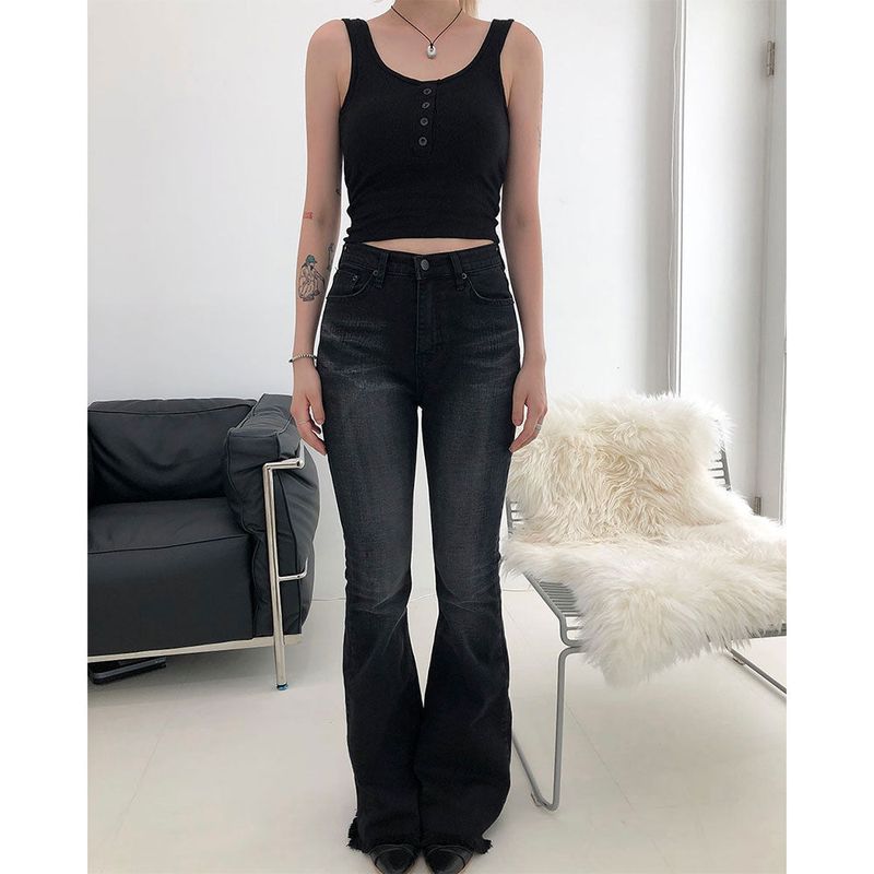 Button Crop T [Inner cap]
