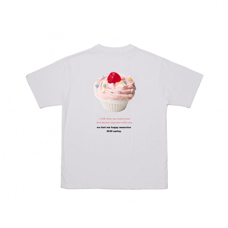 ATAR(アタル)の「cake print overfit short sleeve t-shirt(Tops)」