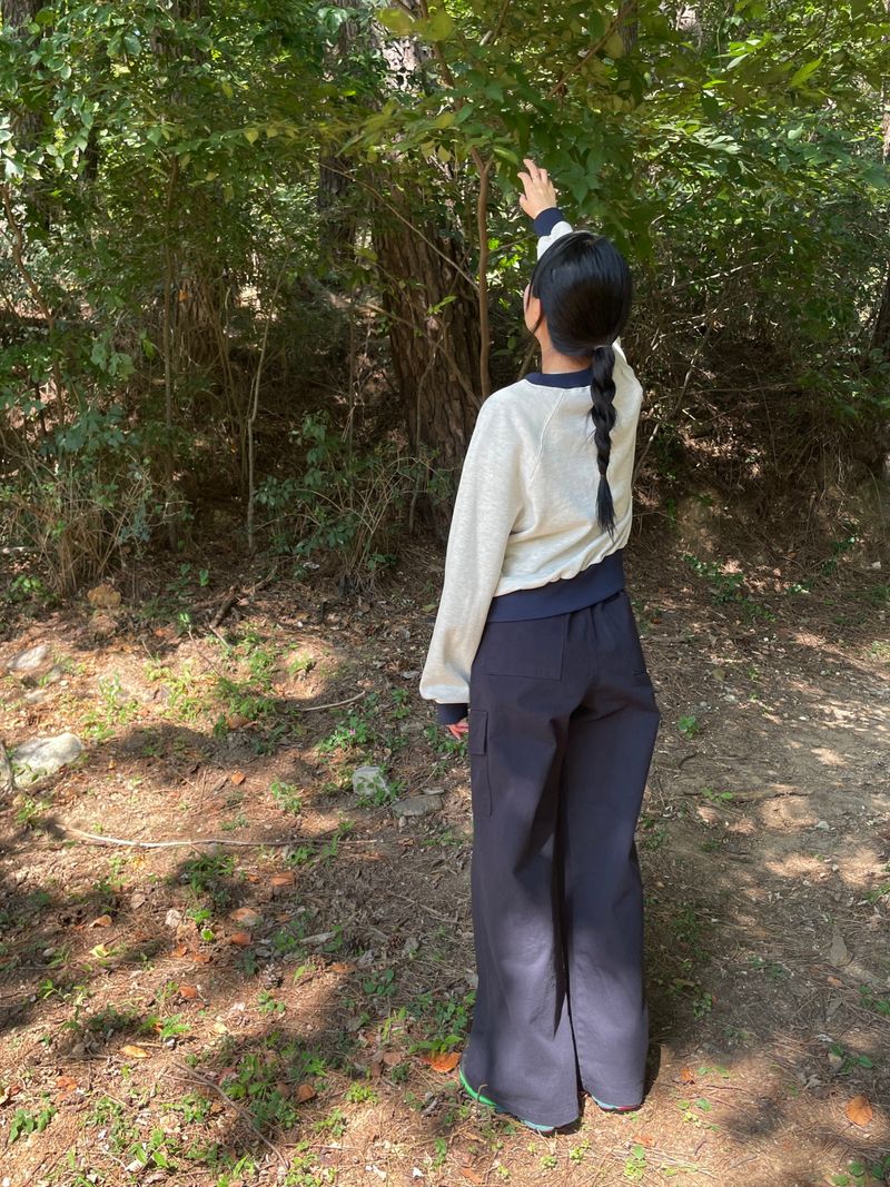 Workwear wide cargo pants