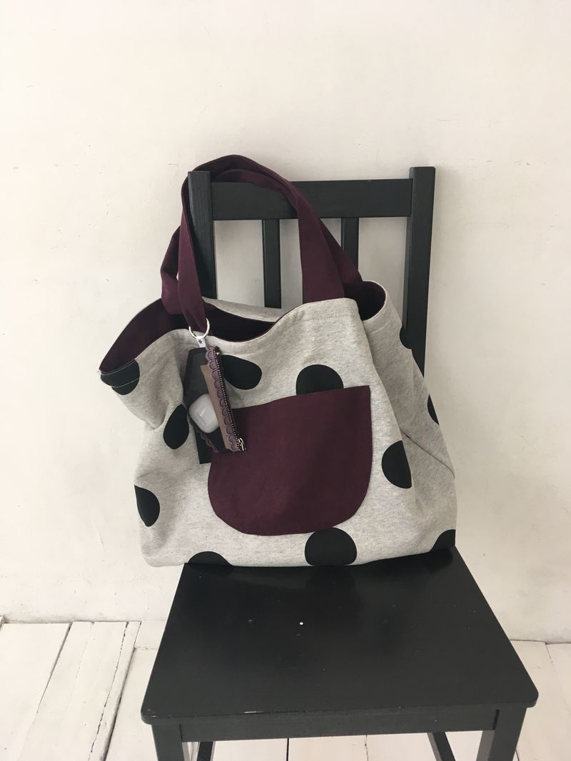 *Reversible* Polka Dot Eco Bag 