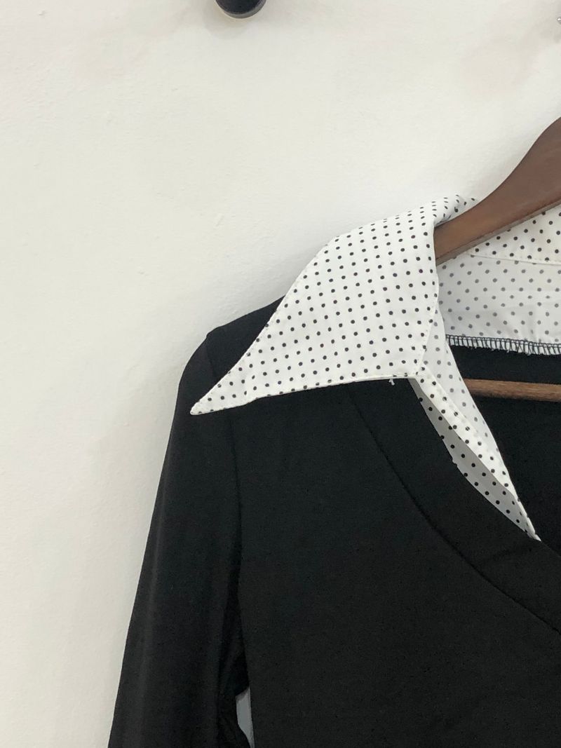 Black Dot Shirt Layered T-Shirt