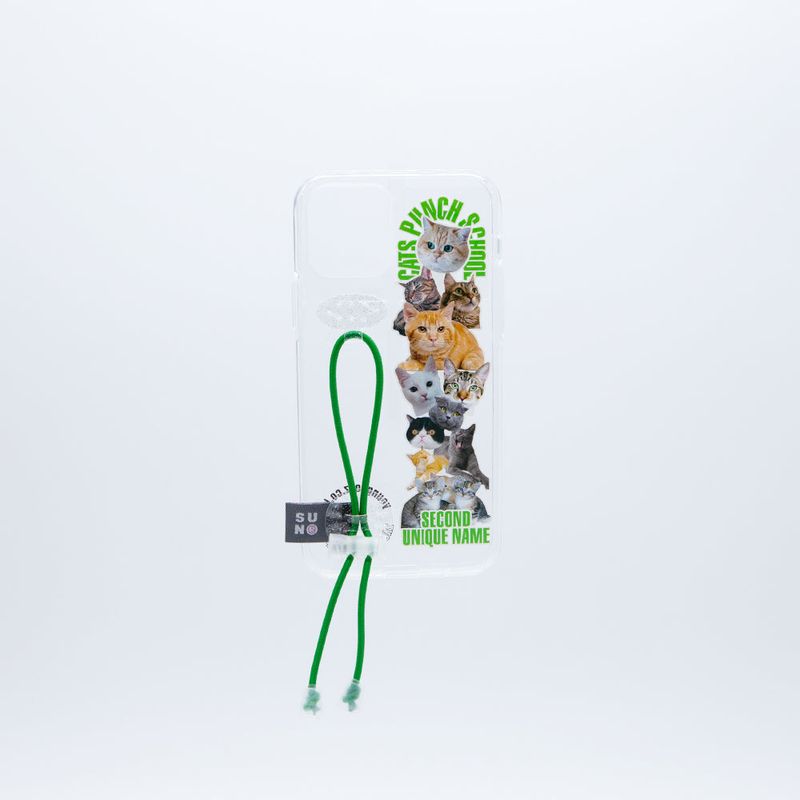 seconduniquename（セカンドユニークネーム）の「SUN CASE CAT STRING GREEN（Smartphone Accessories）」