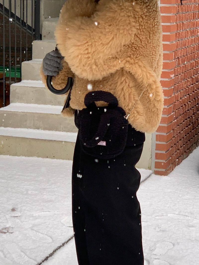 teddy bag black