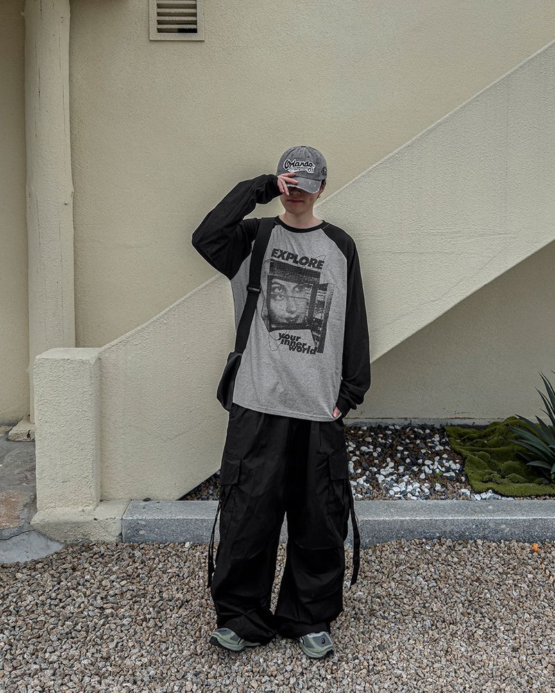 EX Raglan Long Sleeve T-shirt