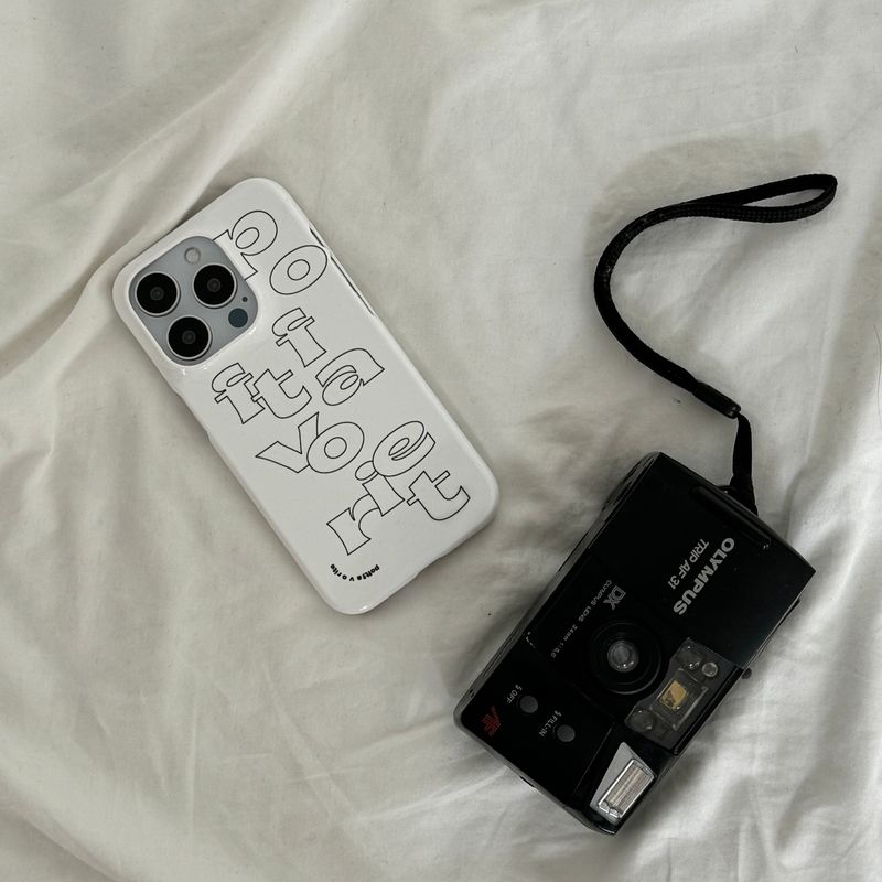 white poft favorite hard case