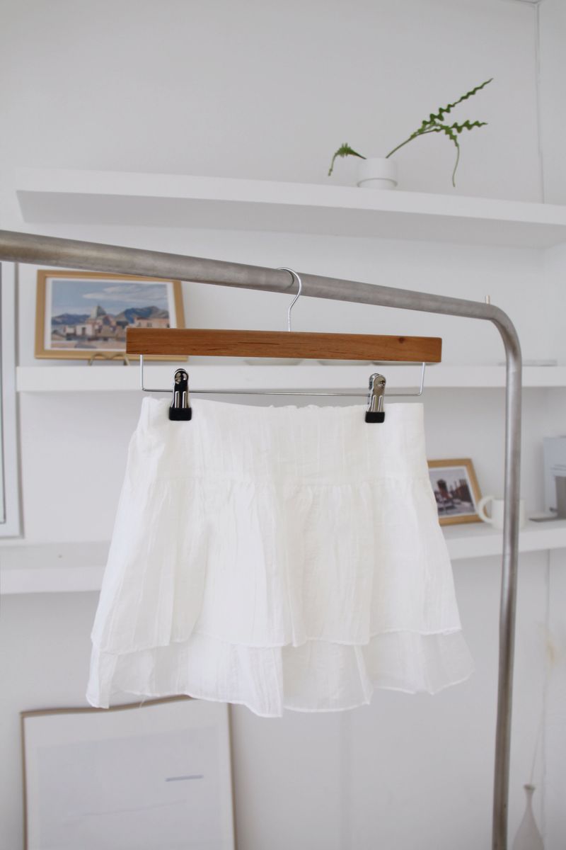 frill cancan mini skirt