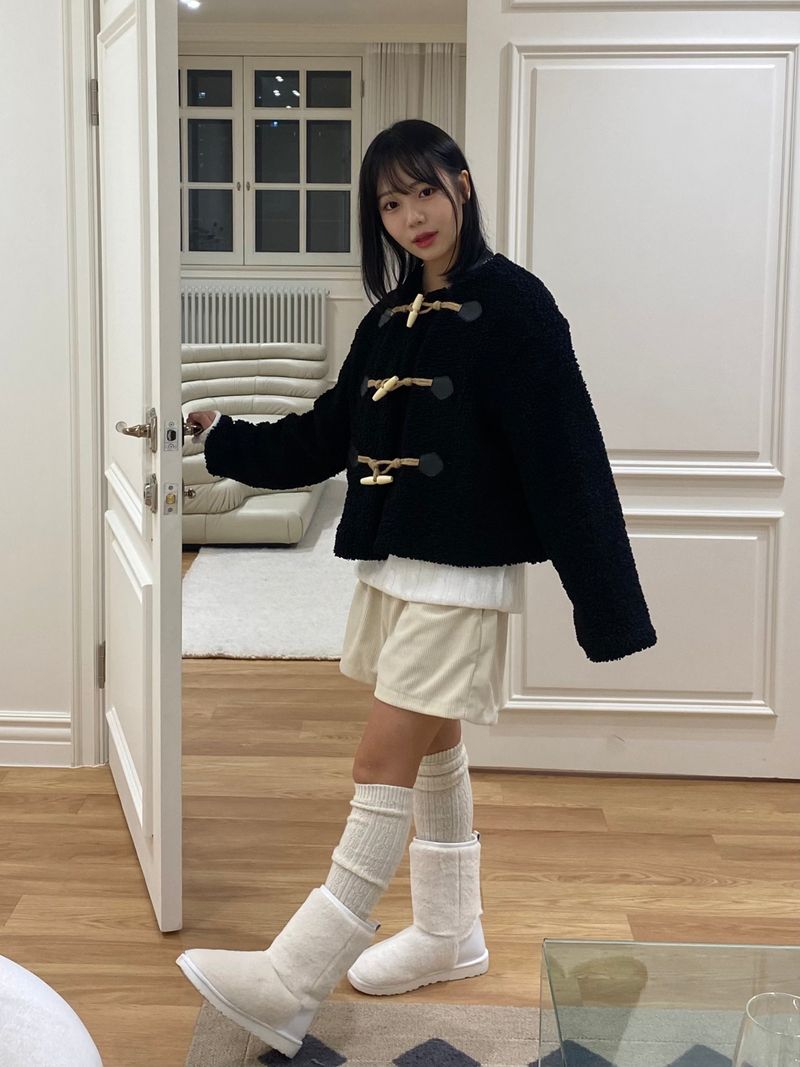 Denver short duffle coat
