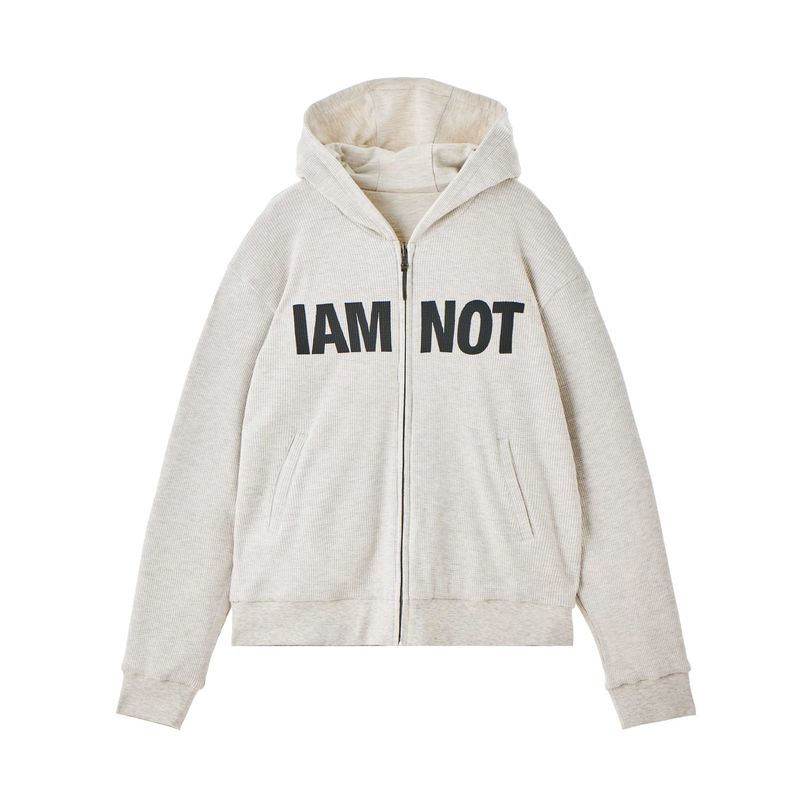 NOT ARMY REVERSIBLE HOODIE ZIPUP (CREAM)