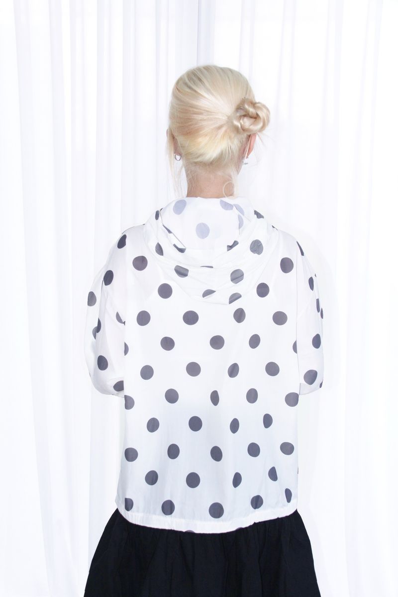 BIG DOT HOODED WINDBREAKER 