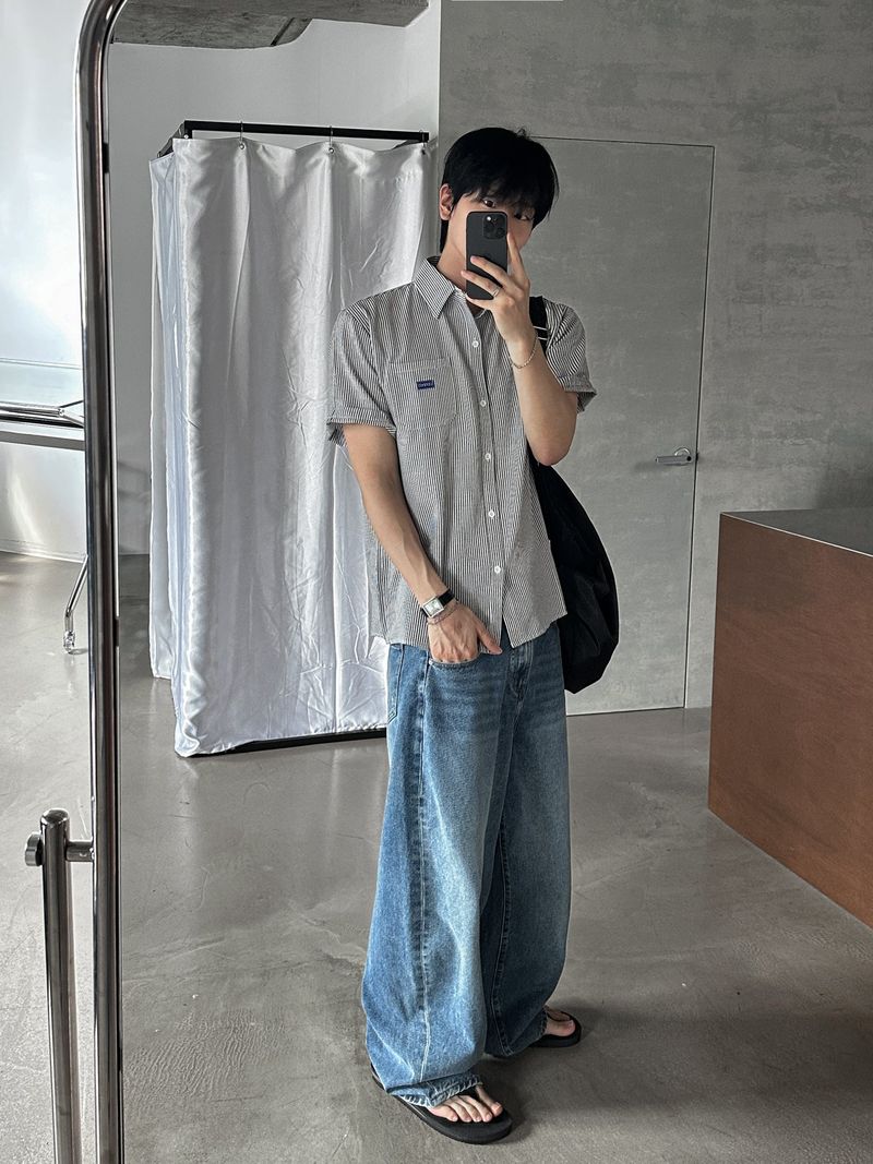 Rael Washed Wide Denim Pants