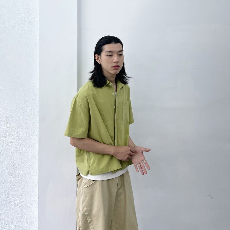 Haze Leaf Textured Shirt