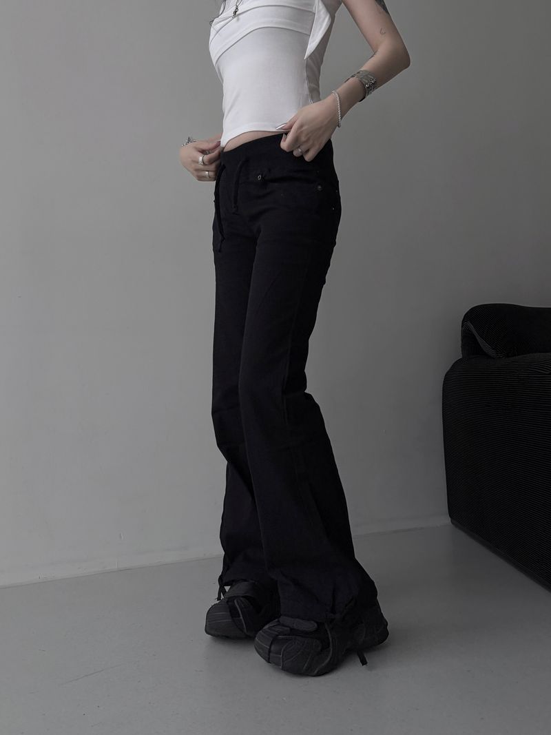 waist banding string pants