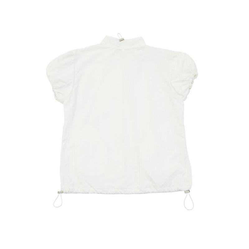 puff sleeve nylon tops