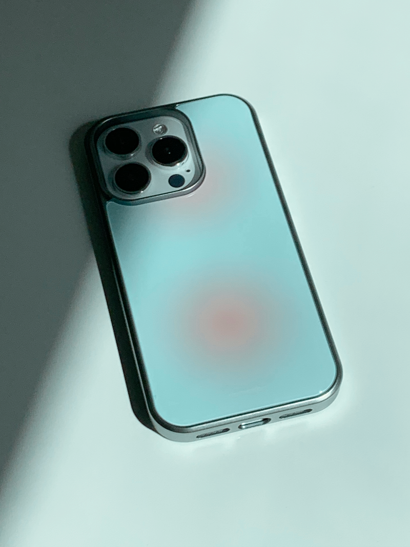 dust epoxy silver case-coral