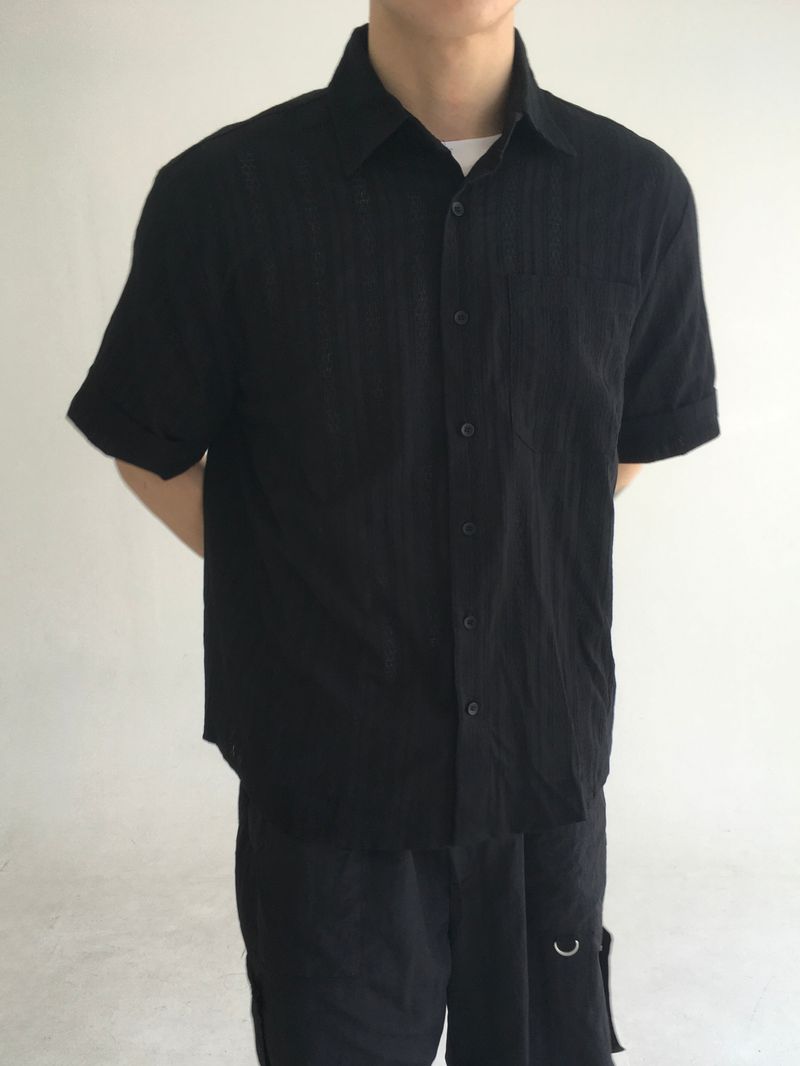 det short sleeve shirt(2colors)