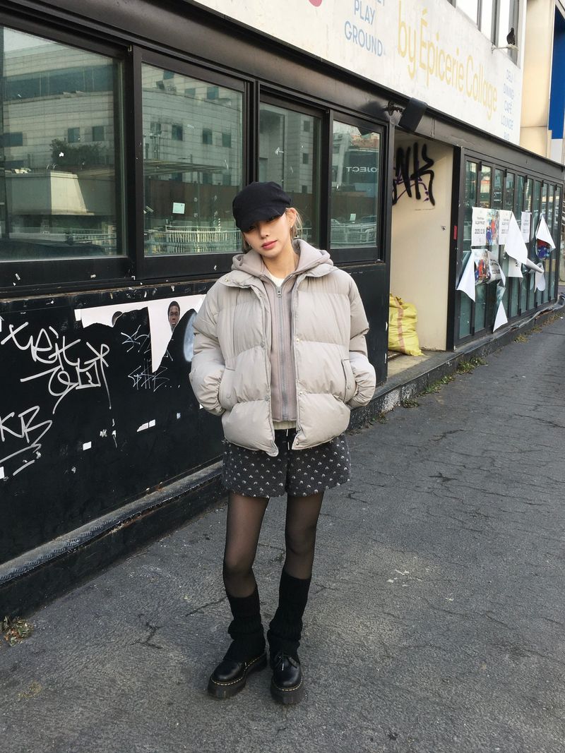 Urban Hood Layered Daily Short Padding (4c)