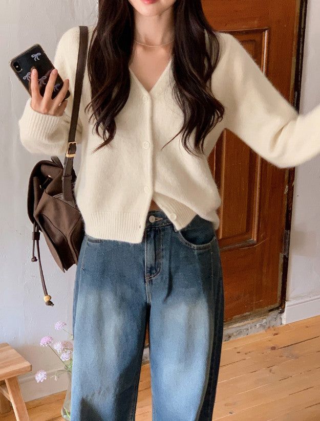 AR Tuck Wide Denim Pants (3color)