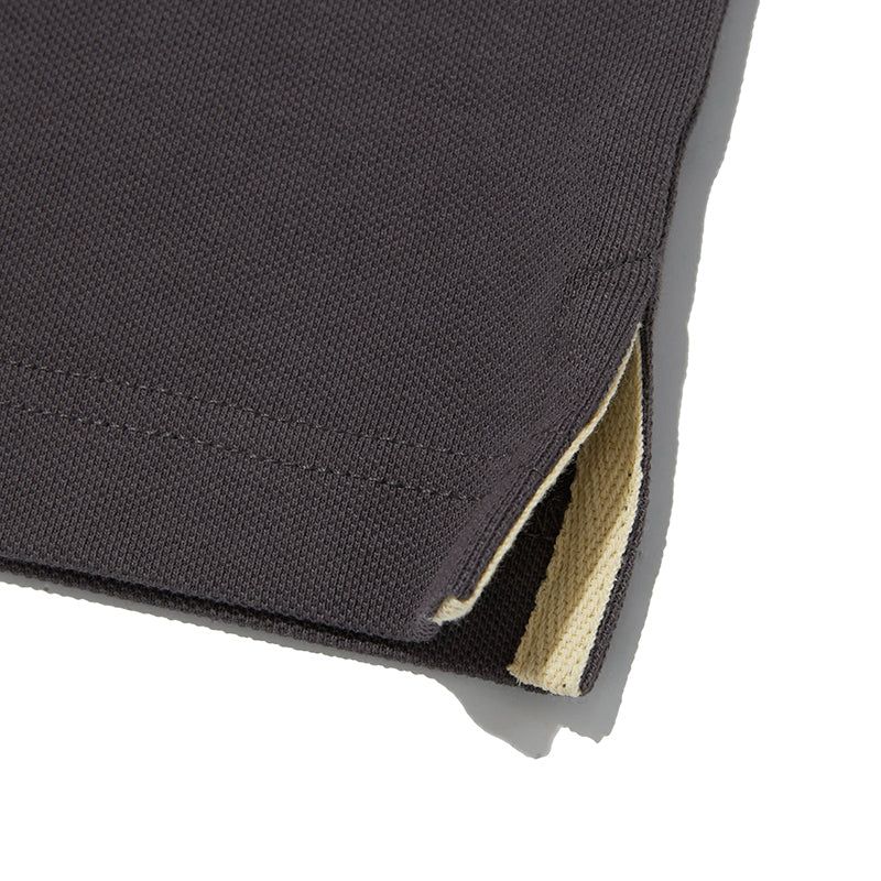MONO CHERRY CROP PIQUE [CHARCOAL]