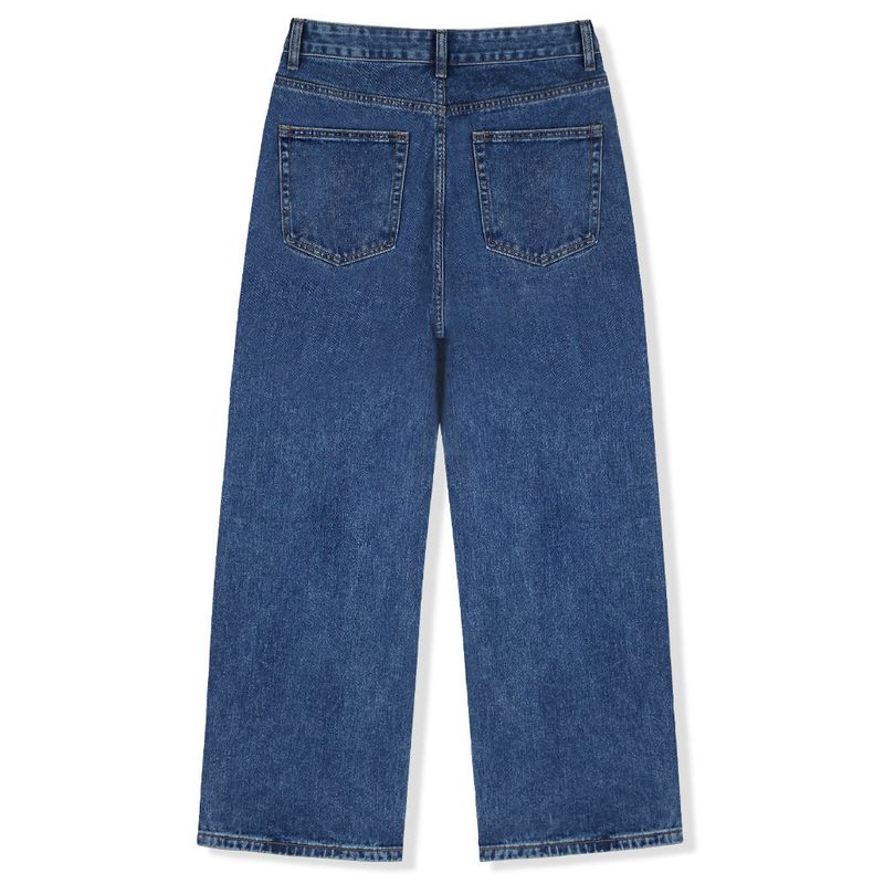 Usual Wide Denim Pants - 2COLOR